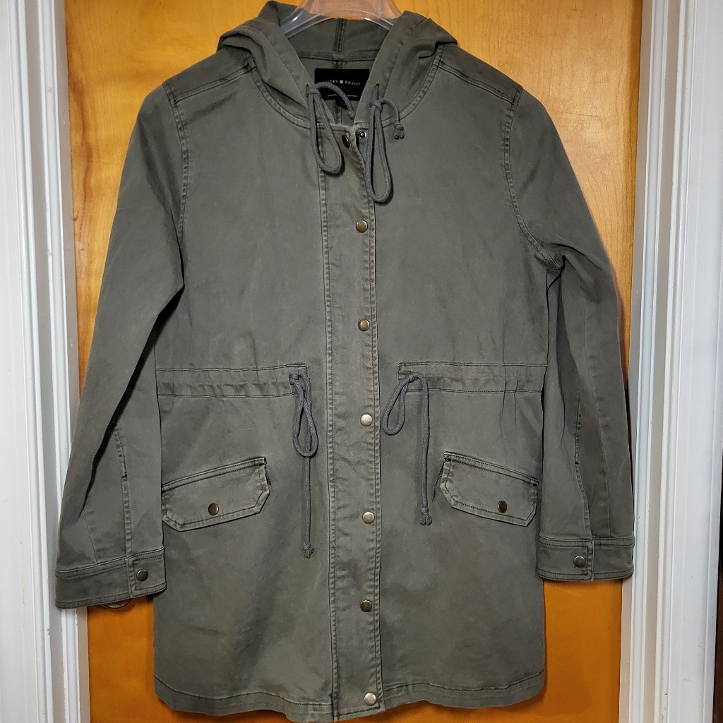 Lucky Brand Army Green Utility Jacket Lucky Brand Army Green Utility Jacket